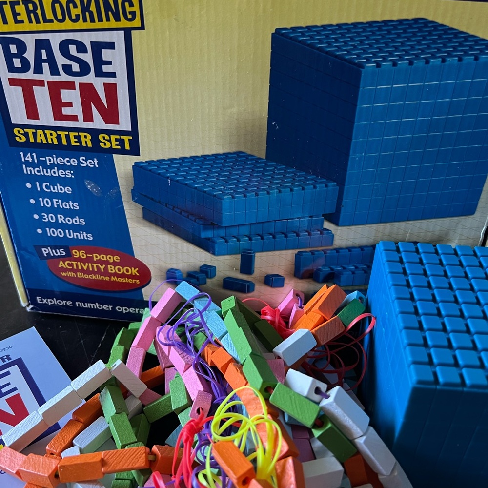 Learning Resources Interlocking Base Ten StarterSet - Picture 2 of 5